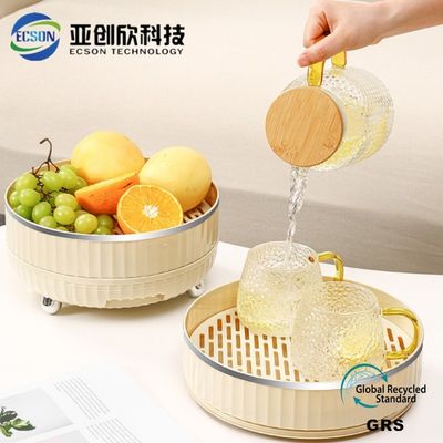 Injection Molding Assembly for Eco-Friendly yellow Fruit tray