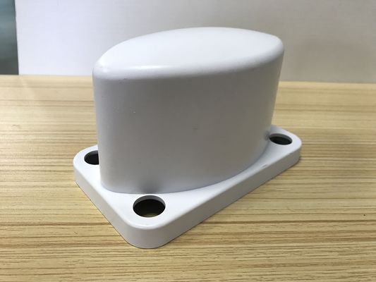 White Color Clear Abs Injection Molding Customized Size Texture Surface