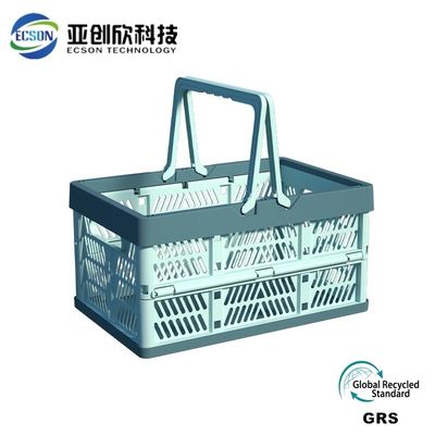 Etched Custom Plastic Injection Moulding 500K Shots Plastic Hand Basket