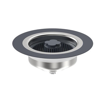 Upgraded 2 In 1 Kitchen Sink Drain Strainer & Stopper Kit, 304 Stainless Steel Pop-up Kitchen Sink Stopper With Strainer