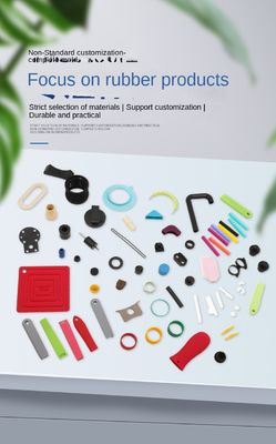 Custom mold processing silicone rubber products sealing ring special-shaped parts silicone parts shock absorption seal a
